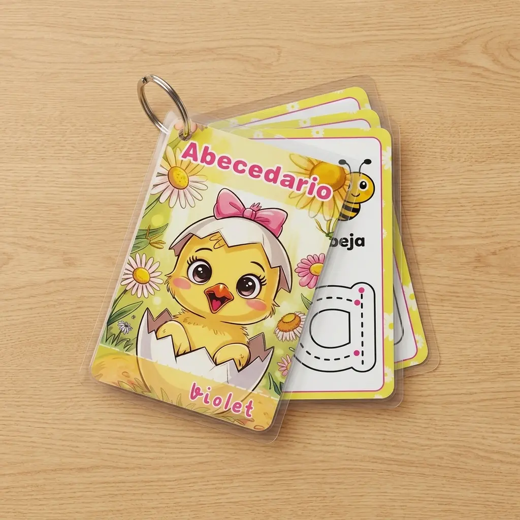 Llavero de Abecedario Personalizado